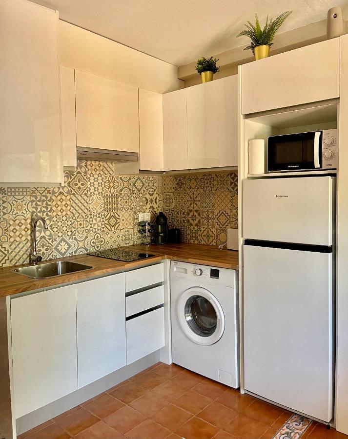 Bonito Apartamento Con Terraza, Jardin Y Piscina 卡兰博希 外观 照片